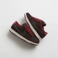 Nike SB x RIOT Skateshop Dunk Low Pro Shoes - Mahogany / Dark Beetroot - Team Red - Sail thumbnail