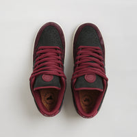 Nike SB x RIOT Skateshop Dunk Low Pro Shoes - Mahogany / Dark Beetrot - Team Red - Sail thumbnail