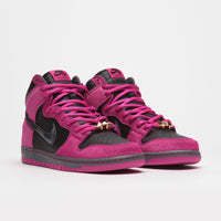 Nike SB x Run The Jewels Dunk High Shoes - Active Pink / Black