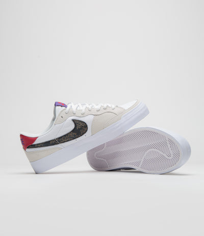 Nike SB x Sky Brown Pogo Plus Shoes - Sail / White - Gym Red - Black