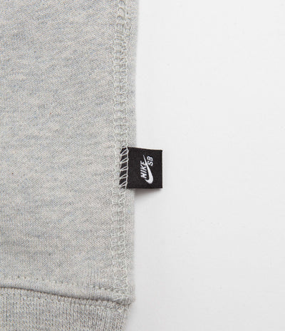 Nike SB Y2K 1/2 Zip Sweatshirt - Grey Heather / Black