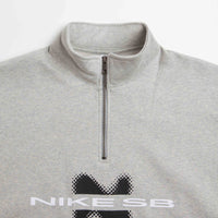 Nike SB Y2K 1/2 Zip Sweatshirt - Grey Heather / Black thumbnail