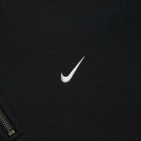 Nike Solo Swoosh 1/4 Zip Sweatshirt - Black / White thumbnail