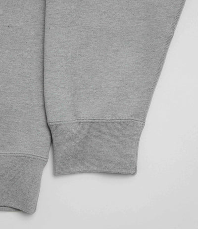 Nike Solo Swoosh Crewneck Sweatshirt - Dark Grey Heather / White