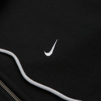 Nike Solo Swoosh Full Zip Hoodie - Black / White thumbnail