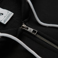 Nike Solo Swoosh Full Zip Hoodie - Black / White thumbnail