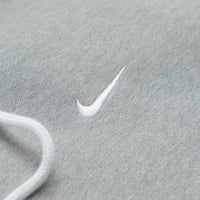 Nike Solo Swoosh Full Zip Hoodie - Dark Grey Heather / White thumbnail