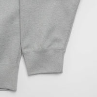 Nike Solo Swoosh Full Zip Hoodie - Dark Grey Heather / White thumbnail