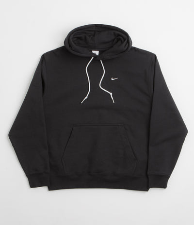 Nike Solo Swoosh Hoodie - Black / White