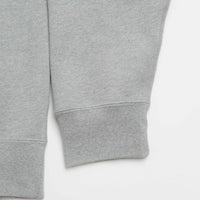 Nike Solo Swoosh Hoodie - Dark Grey Heather / White thumbnail