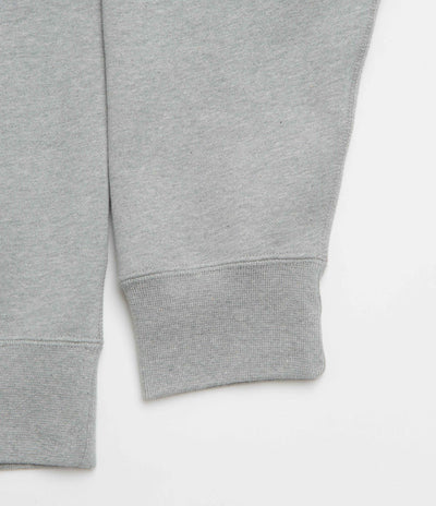 Nike Solo Swoosh Hoodie - Dark Grey Heather / White