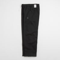 Nike Solo Swoosh Open Hem Sweatpants - Black / White thumbnail