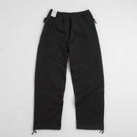 Nike Solo Swoosh Open Hem Sweatpants - Black / White thumbnail