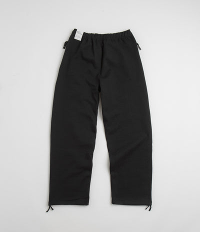 Nike Solo Swoosh Open Hem Sweatpants - Black / White