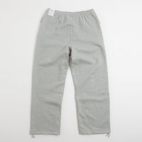 Nike Solo Swoosh Open Hem Sweatpants - Dark Grey Heather / White thumbnail