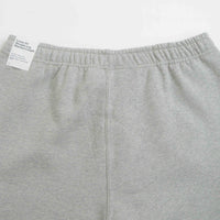 Nike Solo Swoosh Open Hem Sweatpants - Dark Grey Heather / White thumbnail