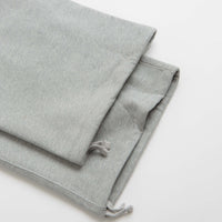 Nike Solo Swoosh Open Hem Sweatpants - Dark Grey Heather / White thumbnail