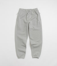 Nike Solo Swoosh Sweatpants Dark Grey Heather White Flatspot