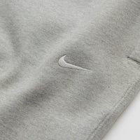 Nike Solo Swoosh Sweatpants - Dark Grey Heather / White thumbnail