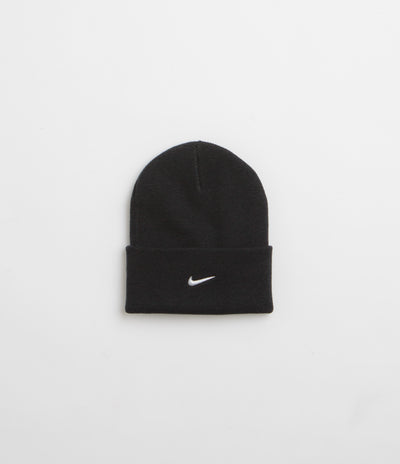 Nike Swoosh Peak Beanie - Black / White