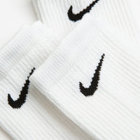 Nike SB Everyday Max Cushioned Crew Socks (3 Pack) - White / Wolf Grey / Black thumbnail