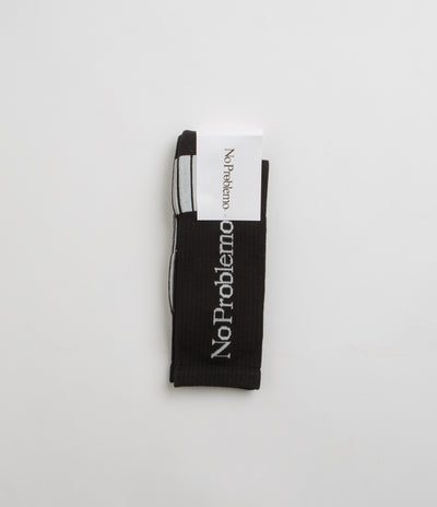 No Problemo Logo Socks - Black