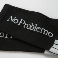 No Problemo Logo Socks - Black thumbnail