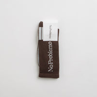 No Problemo Logo Socks - Brown thumbnail