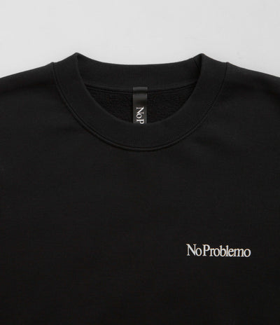 No Problemo Mini Problemo Crewneck Sweatshirt - Black