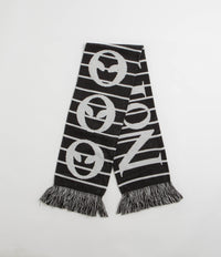 No Problemo Striped Scarf - Black