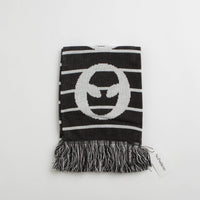 No Problemo Striped Scarf - Black thumbnail