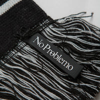 No Problemo Striped Scarf - Black thumbnail