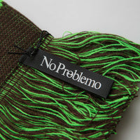 No Problemo Striped Scarf - Olive thumbnail