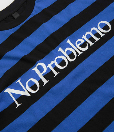 No Problemo Striped T-Shirt - Black Multi