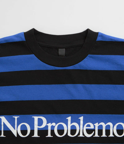 No Problemo Striped T-Shirt - Black Multi