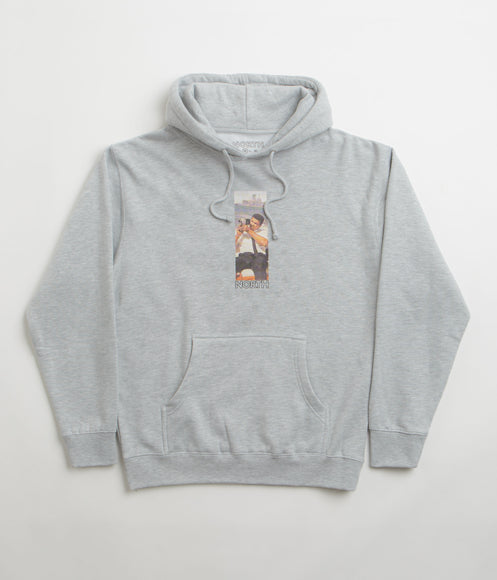 North Ali Super 8mm Hoodie - Heather Grey