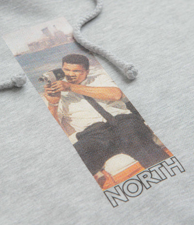 North Ali Super 8mm Hoodie - Heather Grey