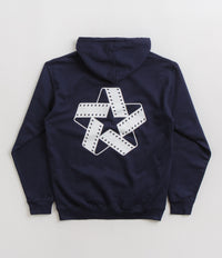 North Film Star Hoodie - Navy / White