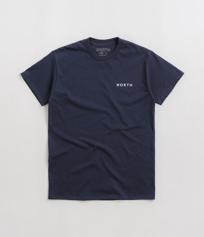 North Film Star Logo T-Shirt - Navy / White