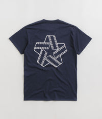 North Film Star Logo T-Shirt - Navy / White