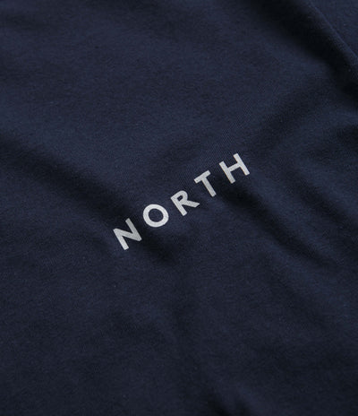 North Film Star Logo T-Shirt - Navy / White