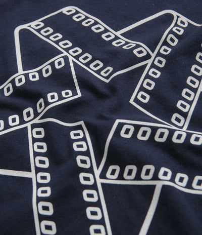 North Film Star Logo T-Shirt - Navy / White