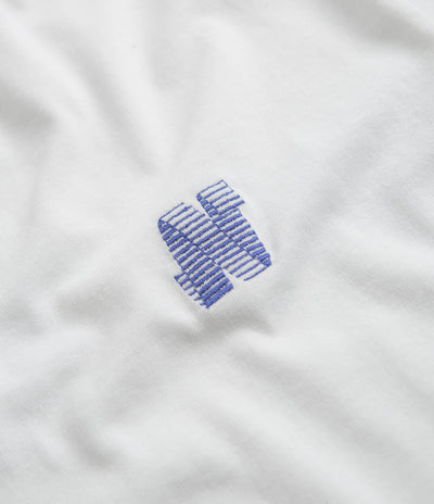 North N Logo Embroidered T-Shirt - White / Navy