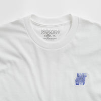 North N Logo Embroidered T-Shirt - White / Navy thumbnail