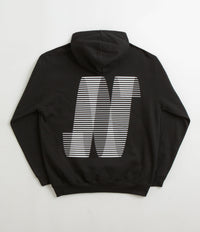 North N Logo Hoodie - Black / White