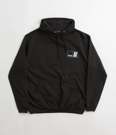 North N Logo Hoodie - Black / White