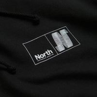 North N Logo Hoodie - Black / White thumbnail