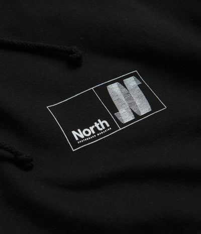 North N Logo Hoodie - Black / White