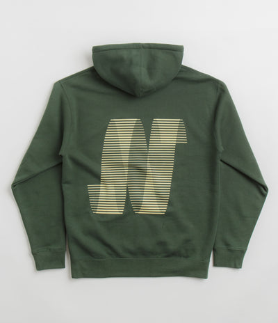 North N Logo Hoodie - Pine Green / Amber