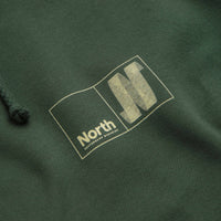 North N Logo Hoodie - Pine Green / Amber thumbnail